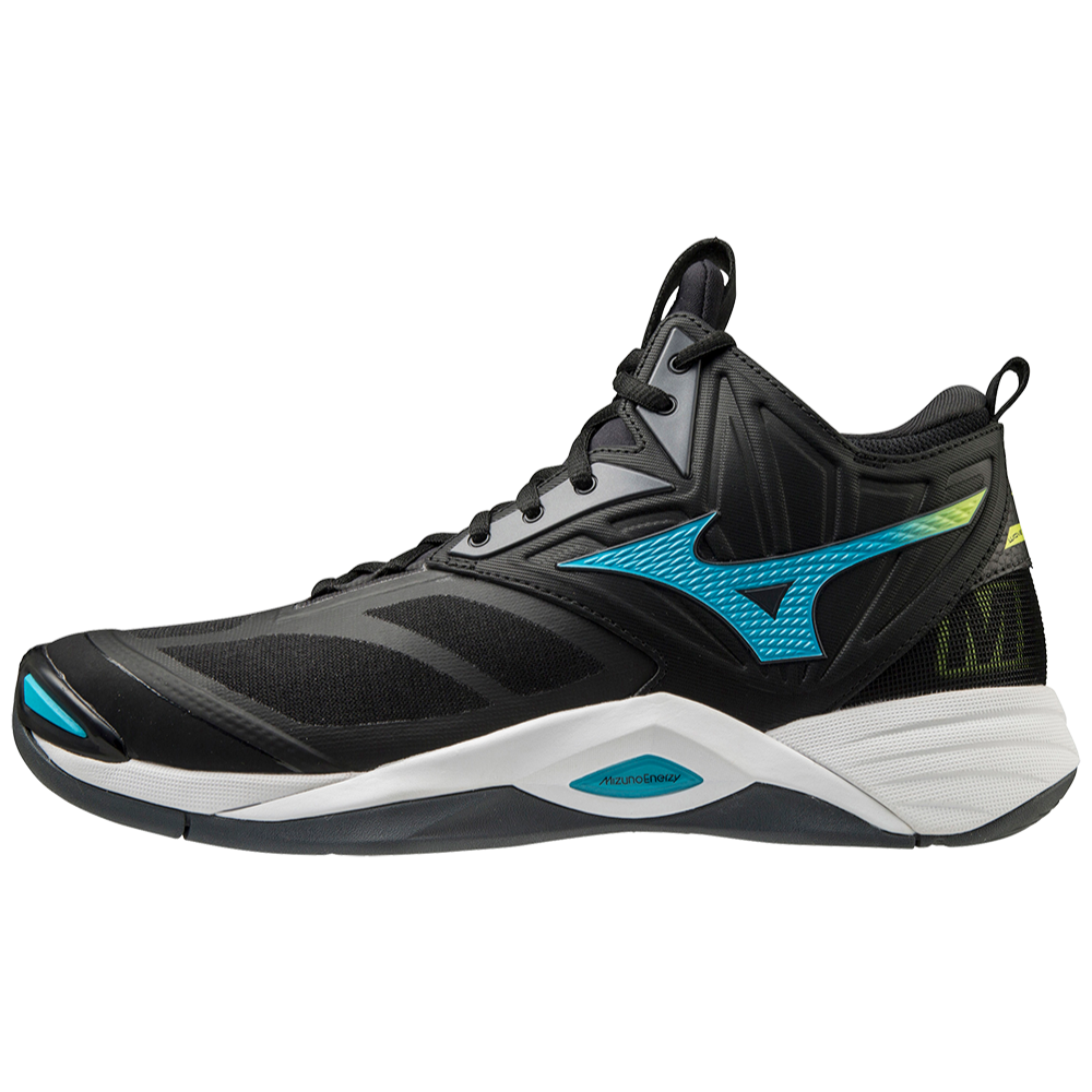 WAVE MOMENTUM 2 MID UNISEX Black / Blue Atoll / Safety / Yellow